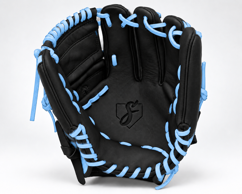 Smith FG2PW-V2-Black n Baby Blue Baseball and Softball Glove