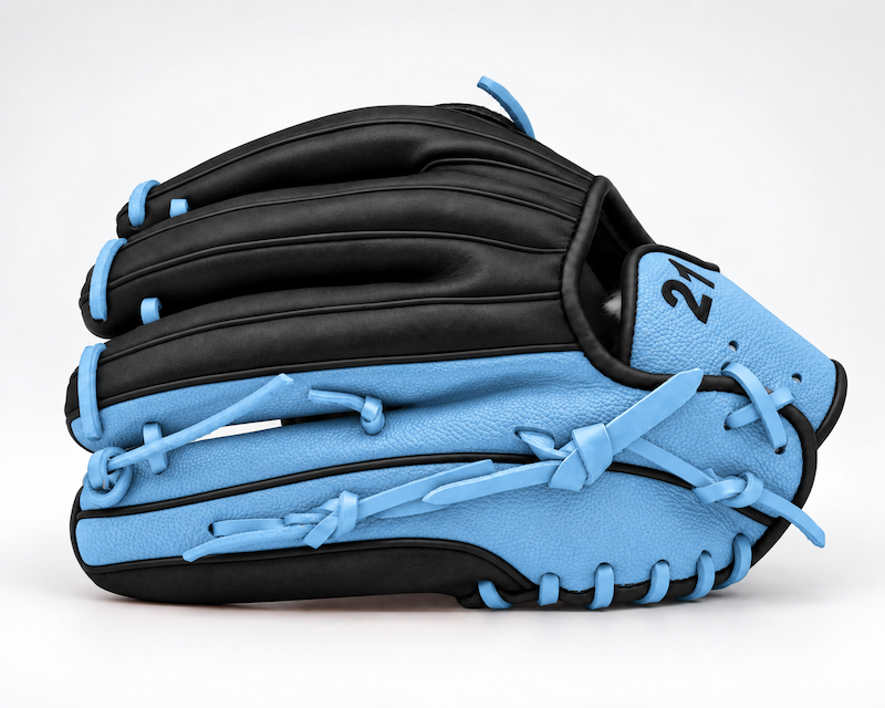 Smith FG2PW-V2-Black n Baby Blue Baseball and Softball Glove