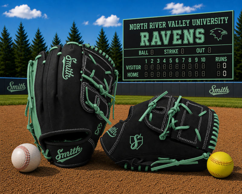 Smith FG2PW-Black n Mint Green Baseball and Softball Glove