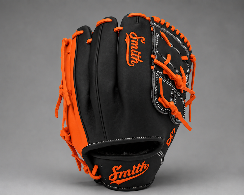 Smith FG2PW-Black n Orange Baseball and Softball Glove