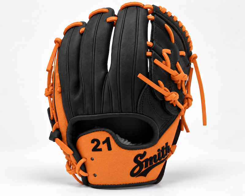 Smith FG2PW-V2-Black n Orange Baseball and Softball Glove