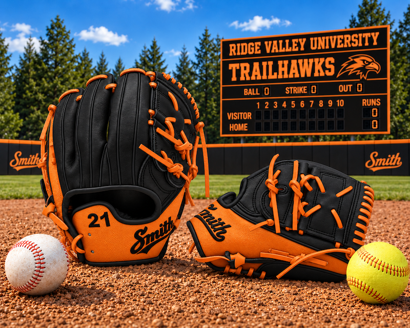 Smith FG2PW-V2-Black n Orange Baseball and Softball Glove
