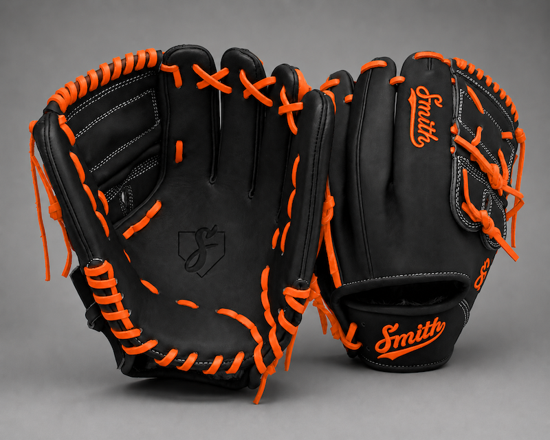 Smith FG2PW-Black n Orange Baseball and Softball Glove