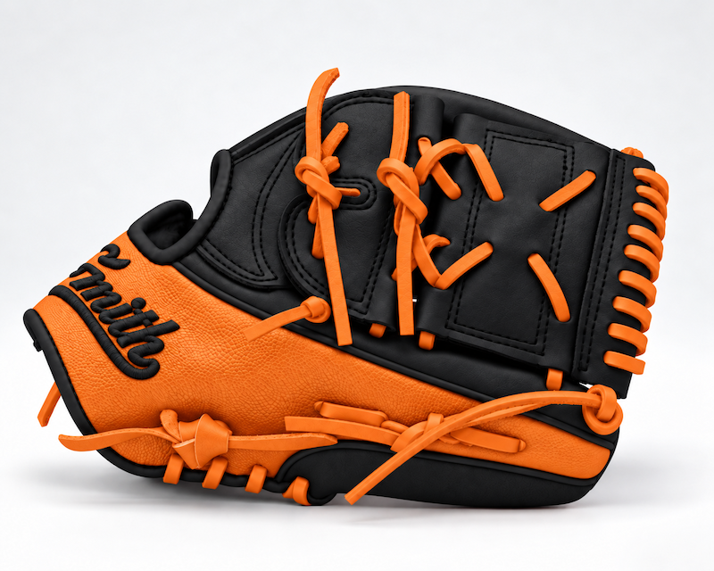 Smith FG2PW-V2-Black n Orange Baseball and Softball Glove