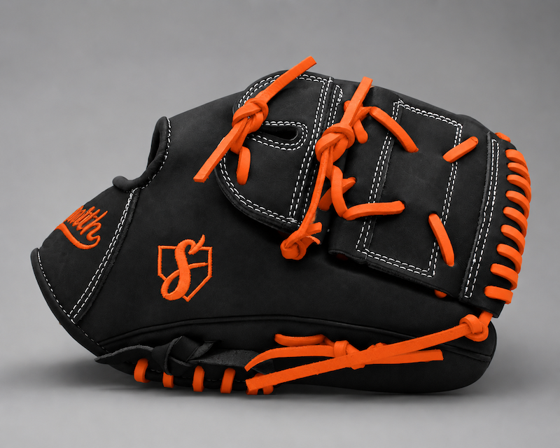 Smith FG2PW-Black n Orange Baseball and Softball Glove