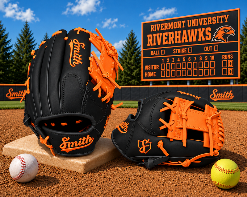 Smith FGIW-Black n Orange Web Baseball and Softball Glove