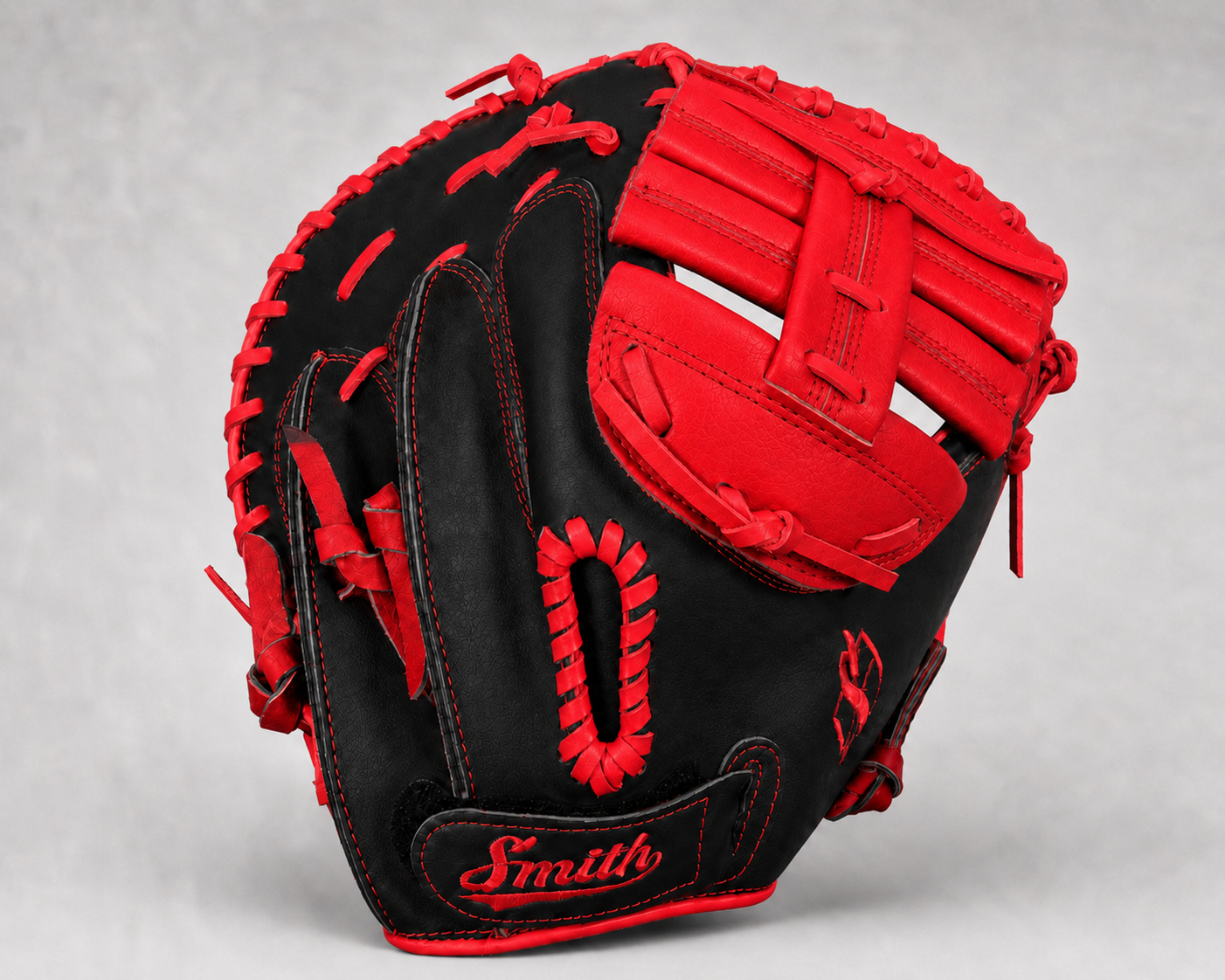 Smith SBCM-Black Red (Softball Catchers Glove)