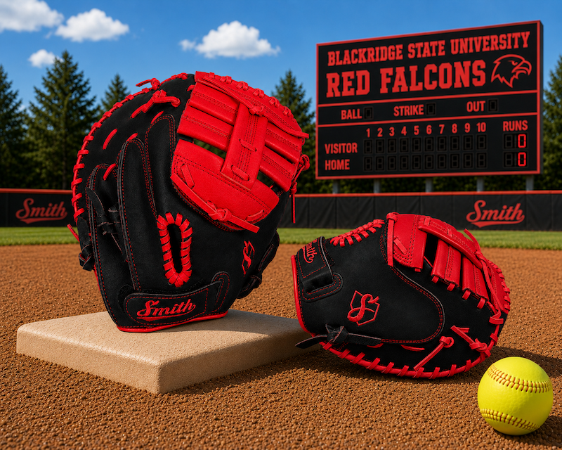Smith SBCM-Black Red (Softball Catchers Glove)
