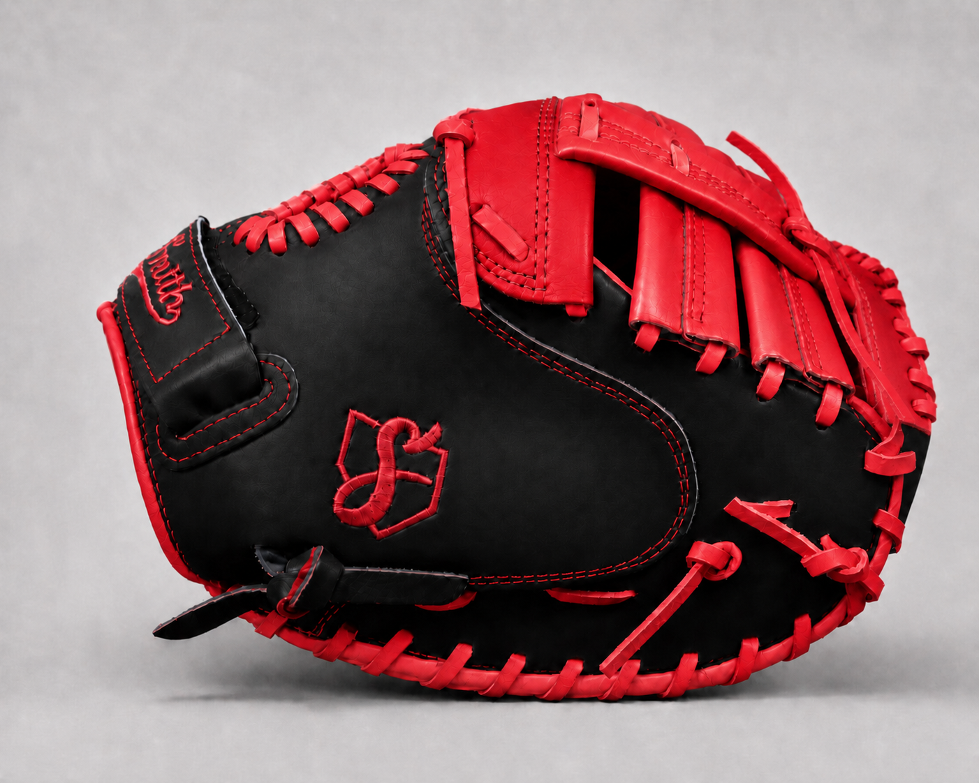 Smith SBCM-Black Red (Softball Catchers Glove)