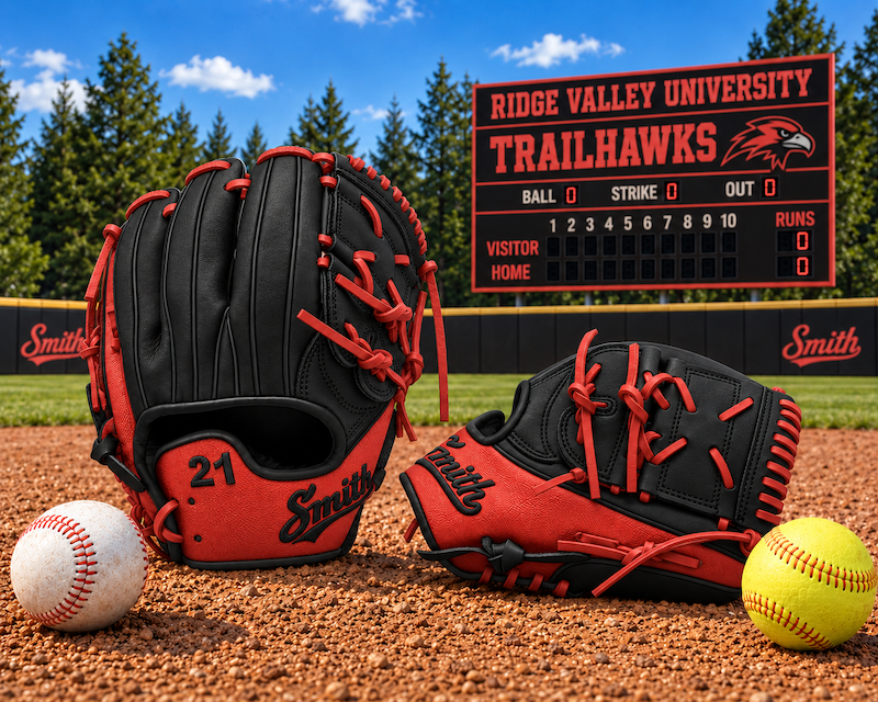 Smith FG2PW-V2-Black n Red Baseball and Softball Glove