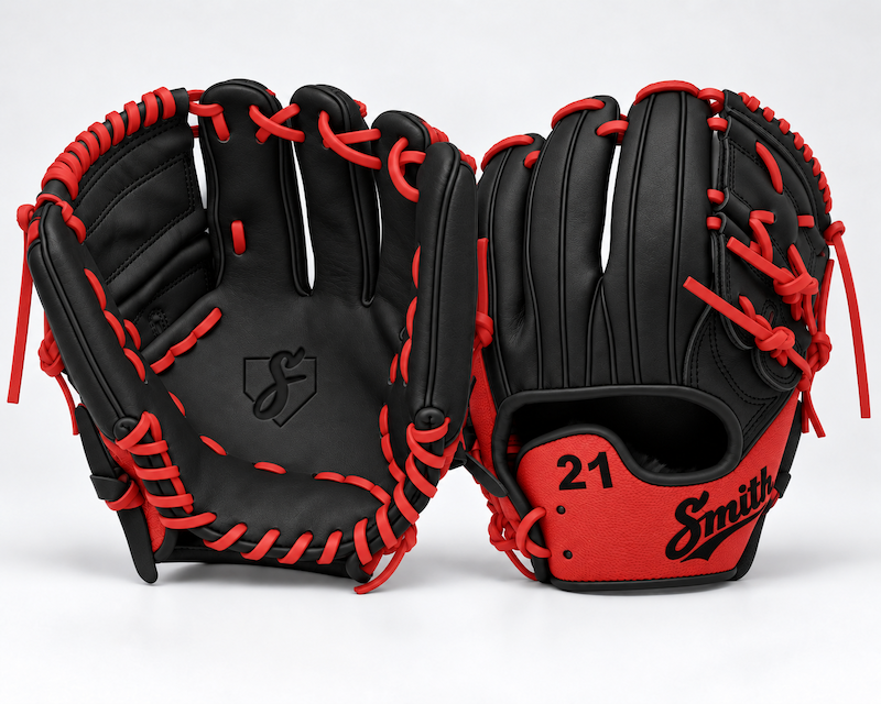 Smith FG2PW-V2-Black n Red Baseball and Softball Glove