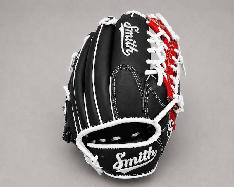 Smith FGNW-Black Red n White Baseball and Softball Glove