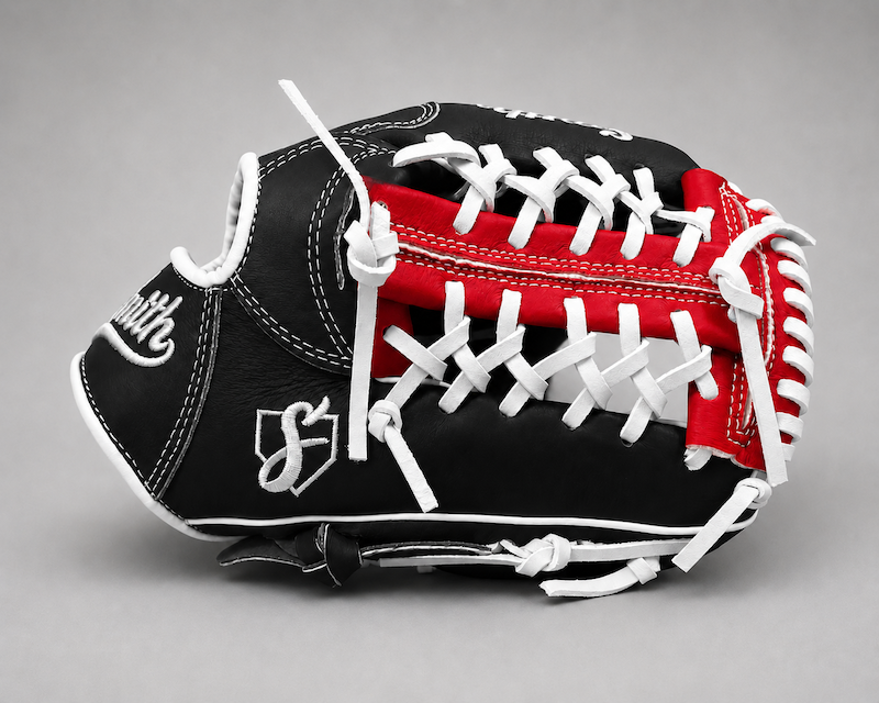 Smith FGNW-Black Red n White Baseball and Softball Glove