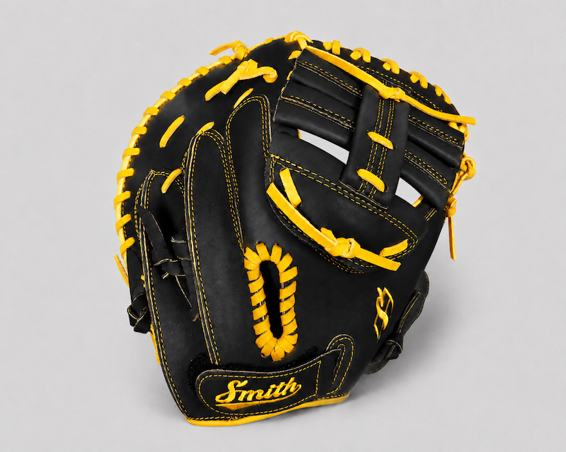Smith SBCM-Black n Yellow (Softball Catchers Glove)
