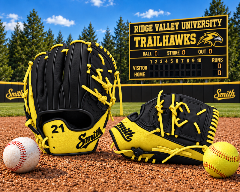 Smith FG2PW-V2-Black n Yellow Baseball and Softball Glove