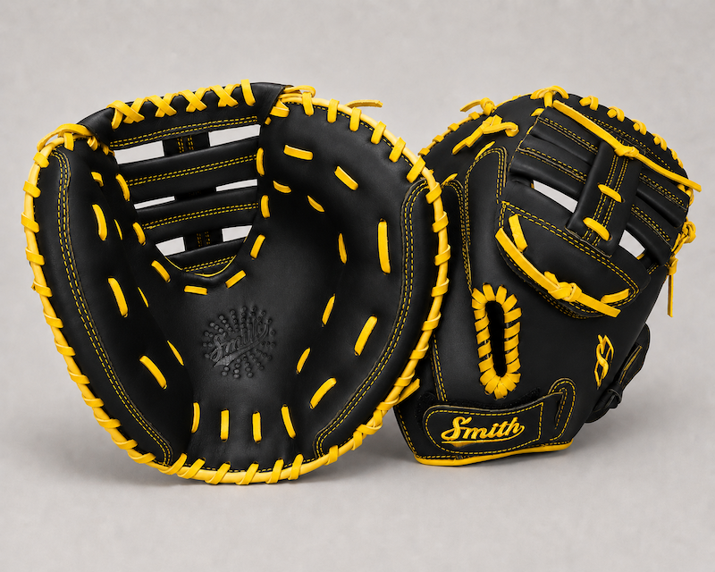 Smith SBCM-Black n Yellow (Softball Catchers Glove)