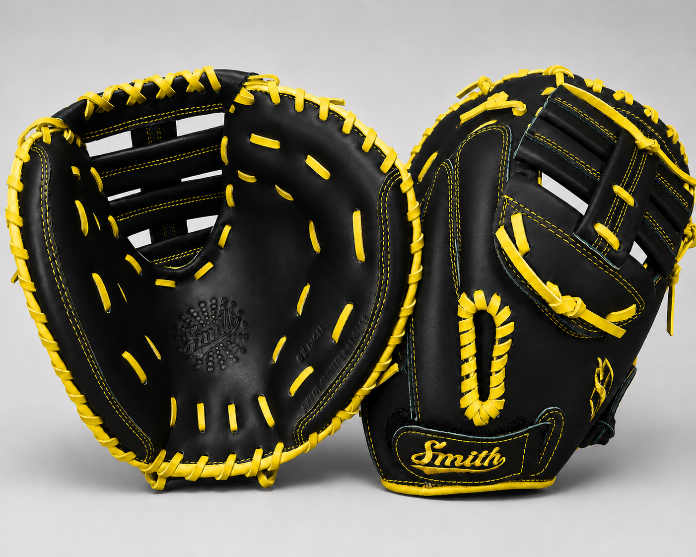 Smith SBCM-Black Yellow (Softball Catchers Glove)