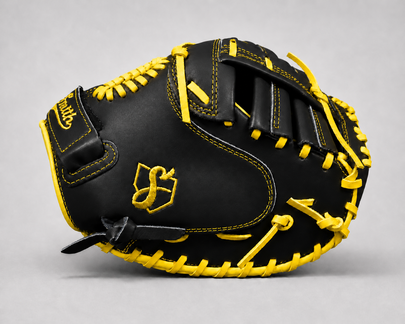 Smith SBCM-Black Yellow (Softball Catchers Glove)