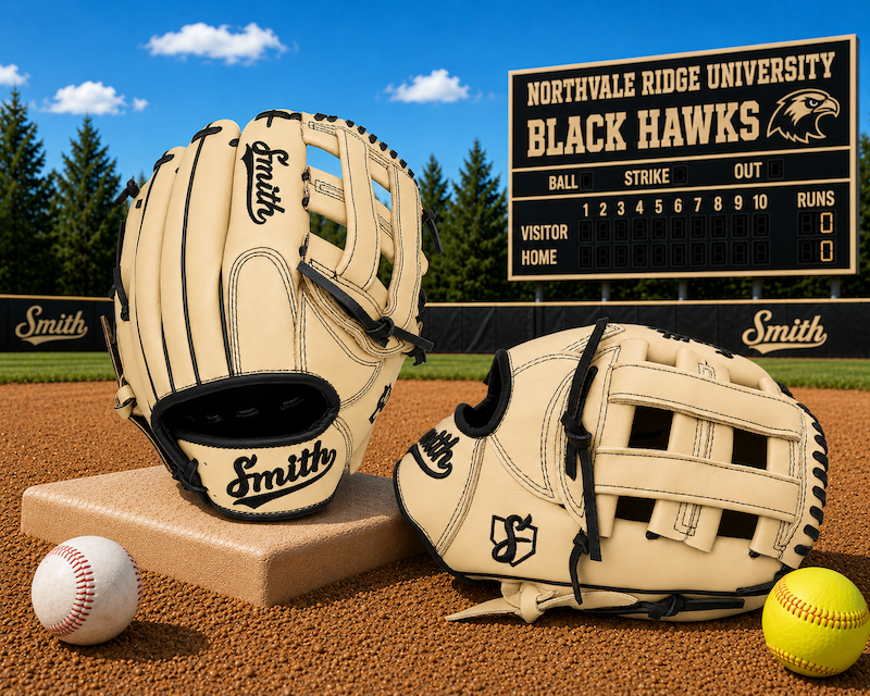 Smith FGHW-Blonde n Black Baseball and Softball Glove