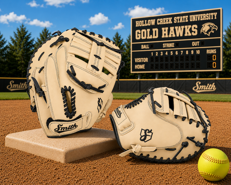 Smith SBCM-Blonde n Black (Softball Catchers Glove)