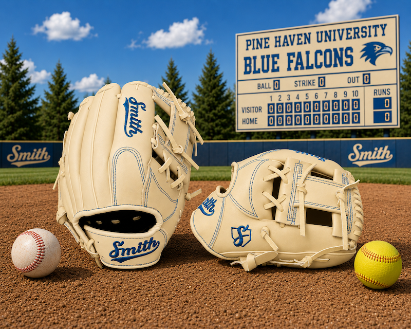 Smith FGIW-Blonde n Blue 2 Baseball and Softball Glove