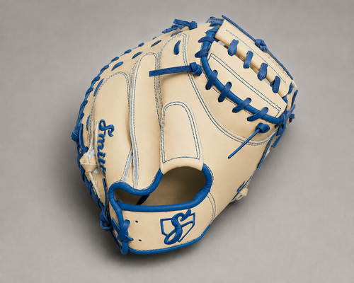 Smith BCM-Blonde n Blue (Baseball Catchers Mitt)