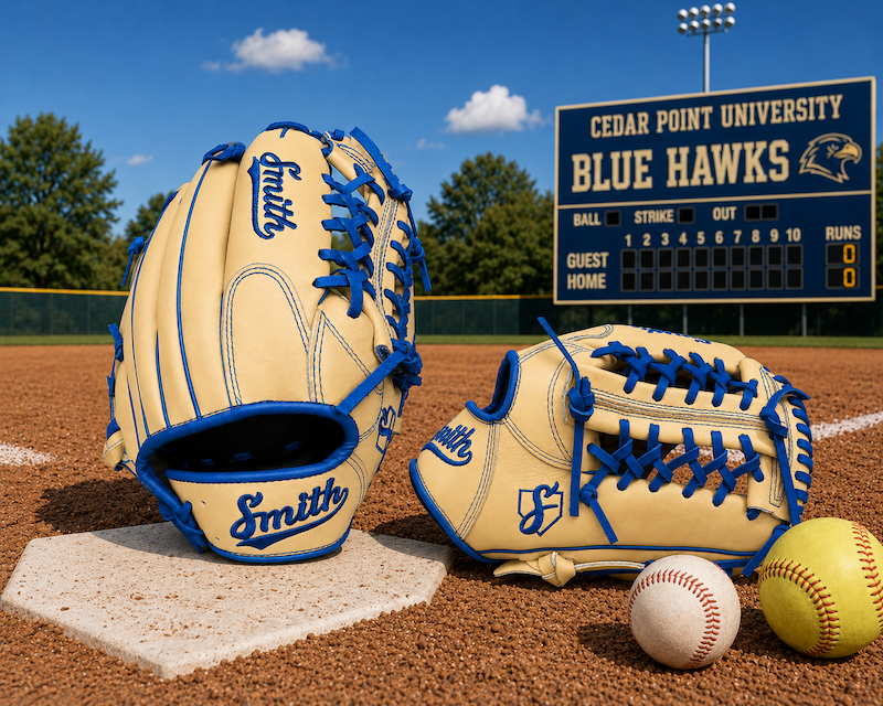 Smith FGNW-Blonde n Blue Baseball and Softball Glove