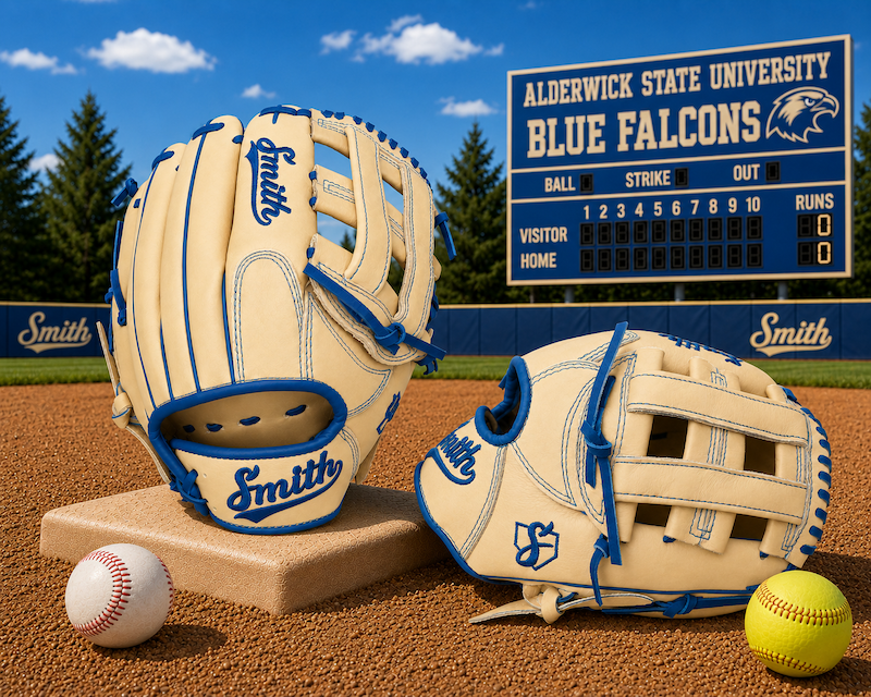 Smith FGHW-Blonde n Blue Baseball and Softball Glove