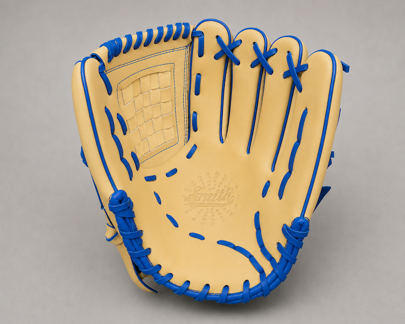 Smith FGBW-Blonde n Blue Baseball and Softball Glove