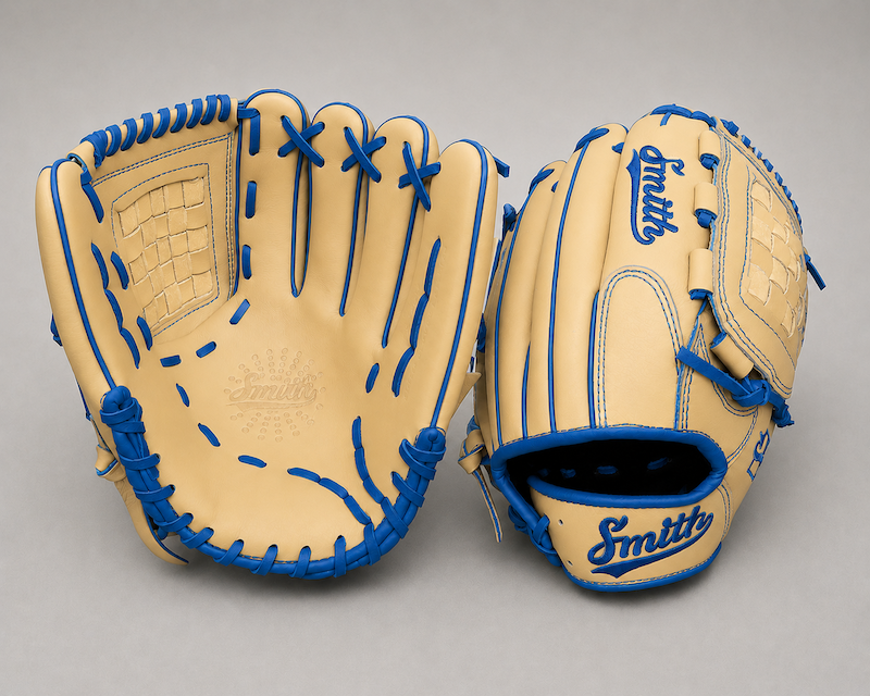 Smith FGBW-Blonde n Blue Baseball and Softball Glove