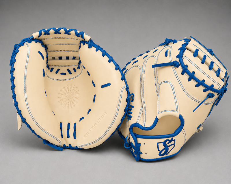Smith BCM-Blonde n Blue (Baseball Catchers Mitt)