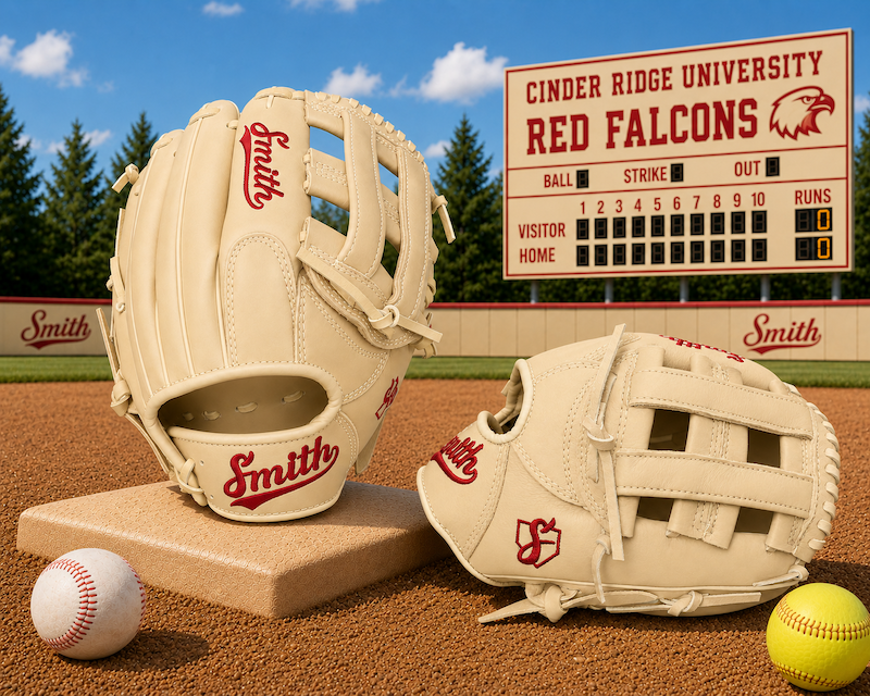 Smith FGHW-Blonde n Red 2 Baseball and Softball Glove