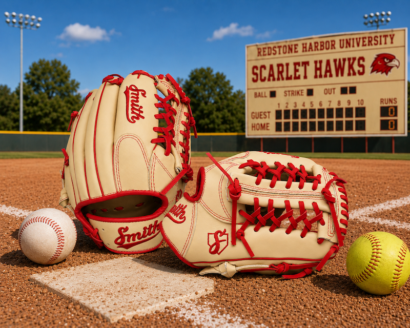 Smith FGNW-Blonde n Red Baseball and Softball Glove