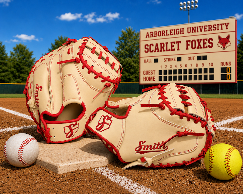 Smith BCM-Blonde n Red (Baseball Catchers Mitt)