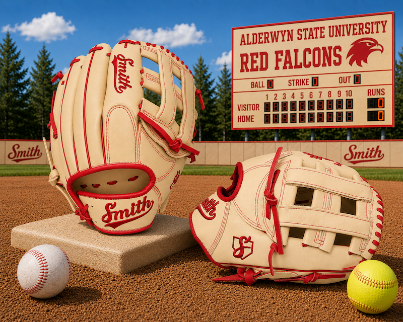 Smith FGHW-Blonde n Red Baseball and Softball Glove