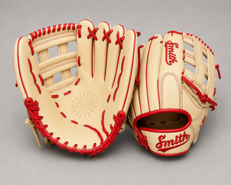 Smith FGHW-Blonde n Red Baseball and Softball Glove