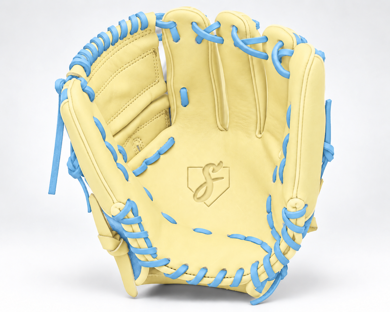 Smith FG2PW-V2-Blonde n Baby Blue Baseball and Softball Glove