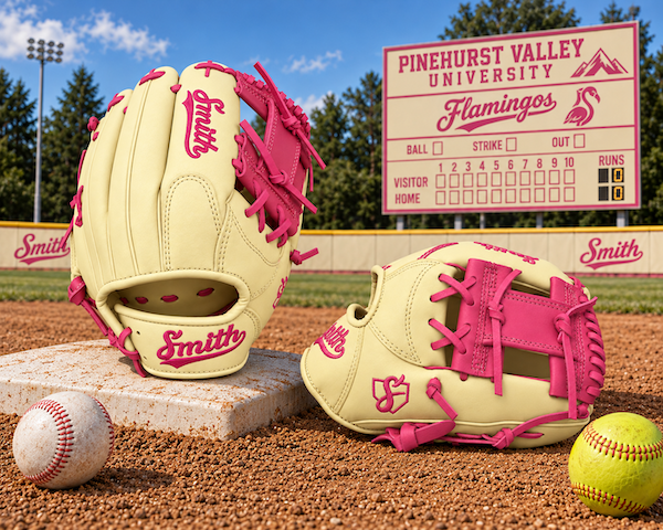 Smith FGIW-Blonde n Pink Web Baseball and Softball Glove