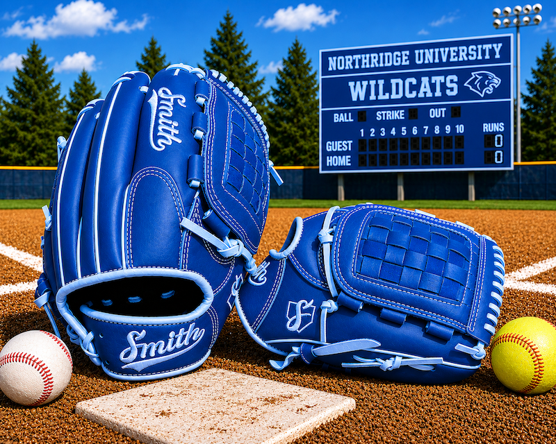 Smith FGBW-Blue n Baby Blue Baseball and Softball Glove