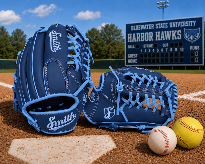 Smith FGNW-Blue n Baby Blue Baseball and Softball Glove
