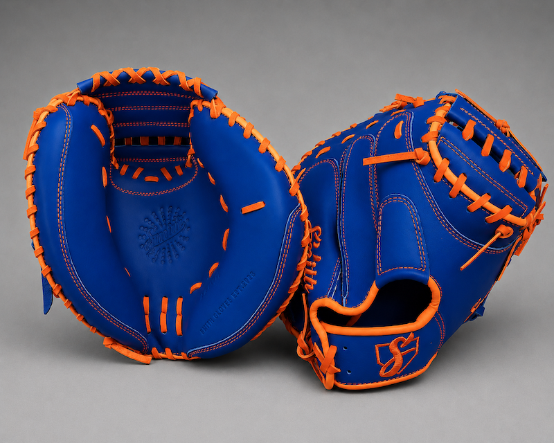 Smith BBCM-Blue n Orange (Baseball Catchers Glove)
