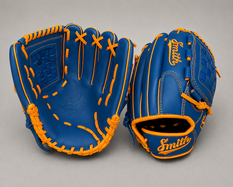 Smith FGBW-Blue n Orange Baseball and Softball Glove
