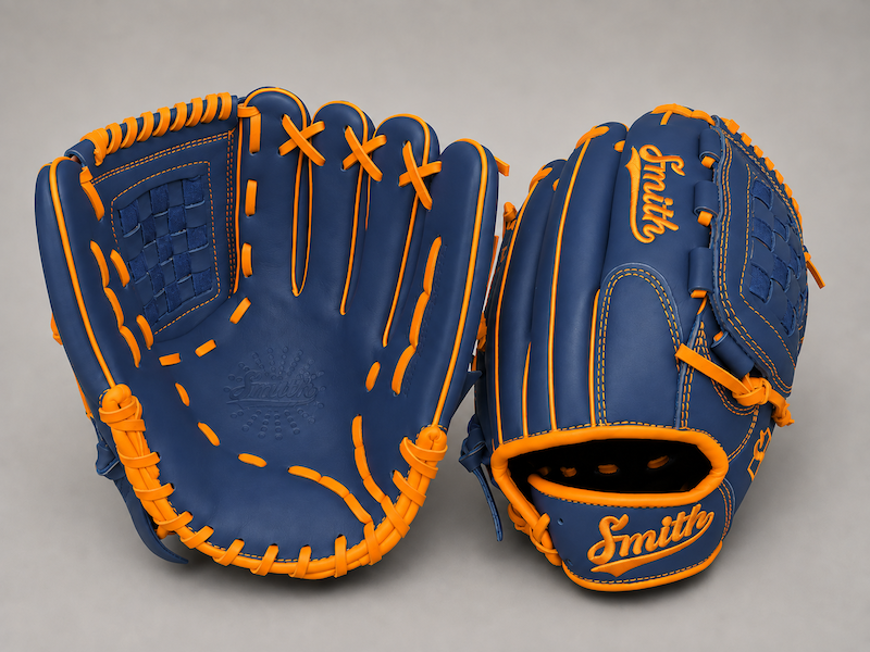 Smith FGBW-Blue n Orange Baseball and Softball Glove