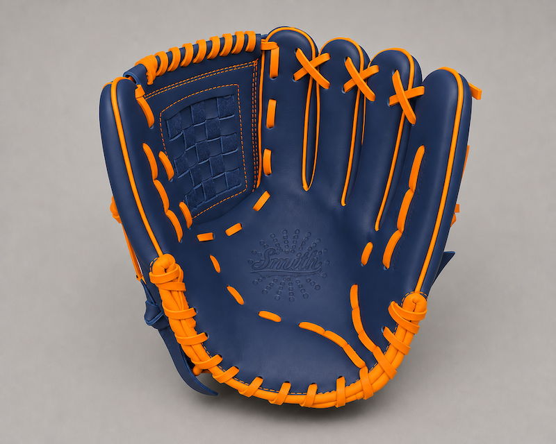 Smith FGBW-Blue n Orange Baseball and Softball Glove