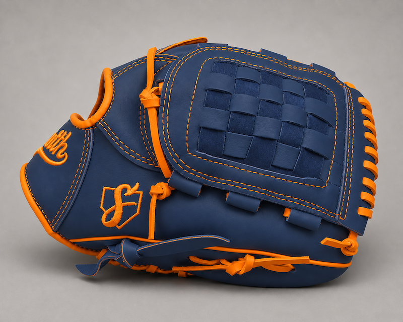Smith FGBW-Blue n Orange Baseball and Softball Glove