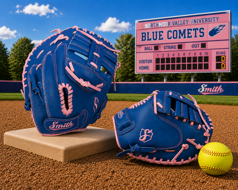 Smith SBCM-Blue n Pink (Softball Catchers Glove)