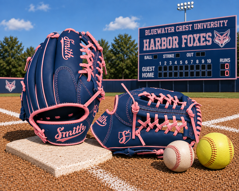Smith FGNW-Blue n Pink Baseball and Softball Glove