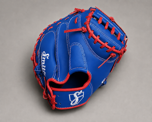 Smith BBCM-Blue n Red (Baseball Catchers Glove)
