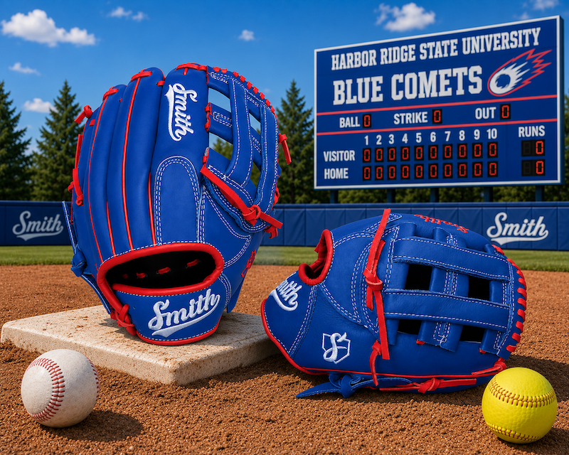 Smith FGHW-Blue n Red Baseball and Softball Glove