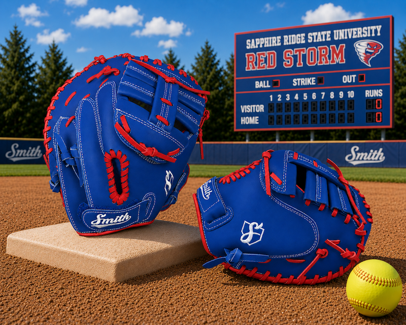 Smith SBCM-Blue Red (Softball Catchers Glove)